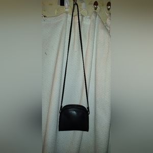 Coach Vintage Abbie Black Leather Crossbody Purse 9017